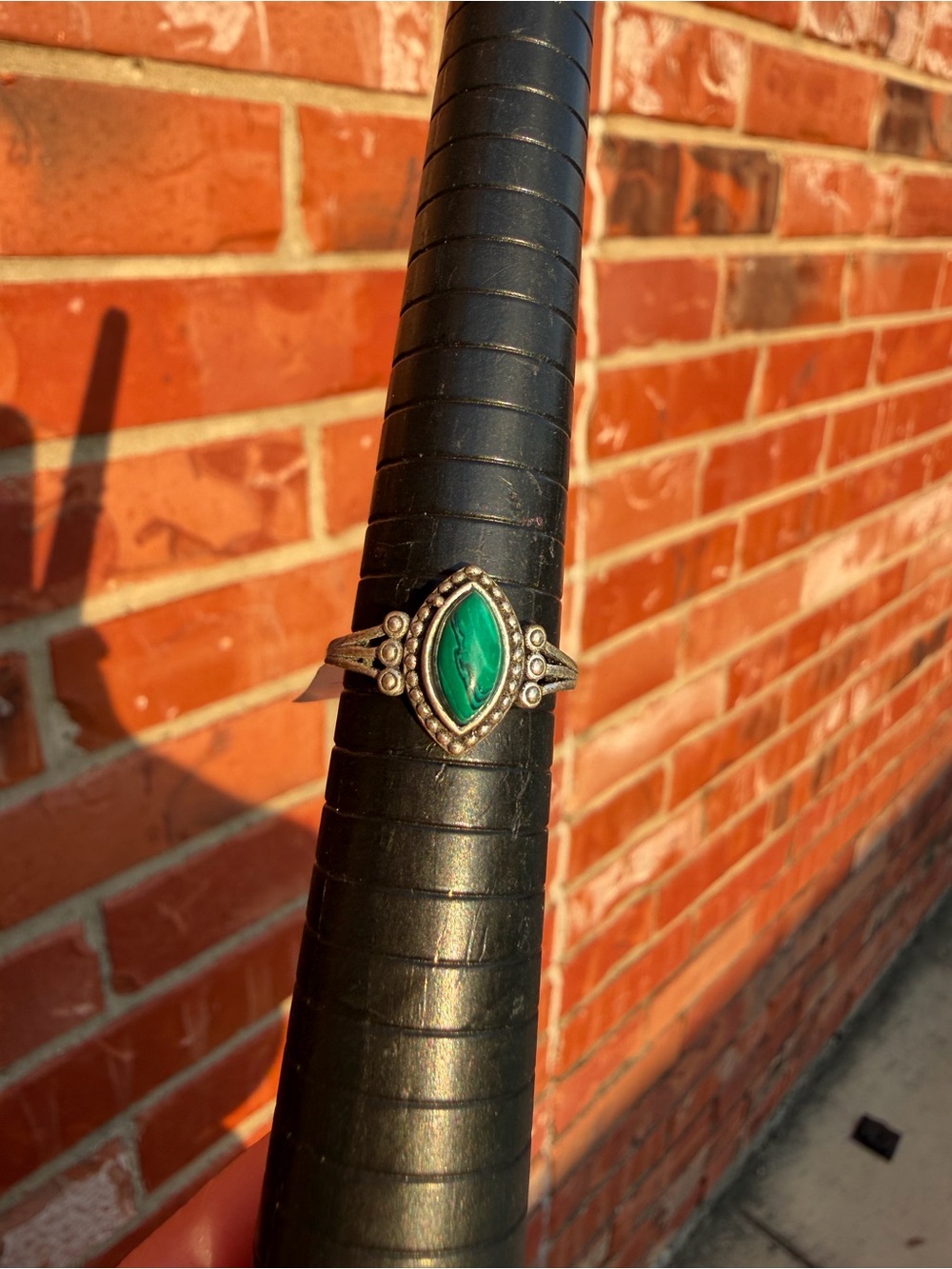 Green Marquise Stone Ring - Women's Jewelry